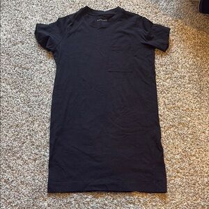 Ever lane Black T-Shirt Dress Small